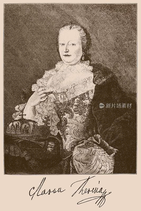 Maria Theresa Walburga Amalia Christina从1740年到1780年去世，是哈普斯堡领土的统治者，也是唯一一位担任这个职位的女性